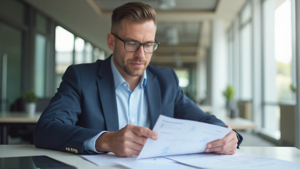 Junger Investor lernt über Kryptowährungsmärkte auf Laptop mit Finanzseite
