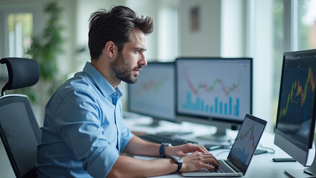 Langfristige Vermögensentwicklung: Graph zeigt kontinuierliches Wachstum über mehrere Jahrzehnte mit Zinseszinseffekt