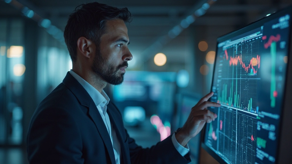 Wirtschaftsdaten und Marktfundamente werden auf interaktivem Dashboard analysiert