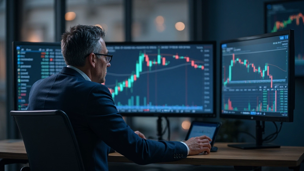 Devisenhandel Grafik mit internationalen Währungssymbolen und Kurscharts