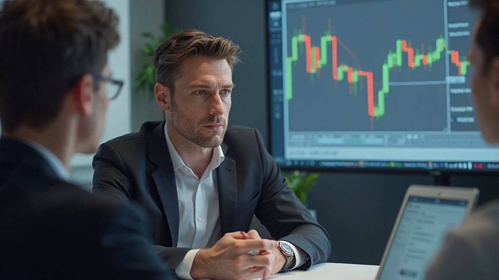 Candlestick-Diagramm mit Anmerkungen zeigt Käufer- und Verkäuferverhalten während verschiedener Marktphasen
